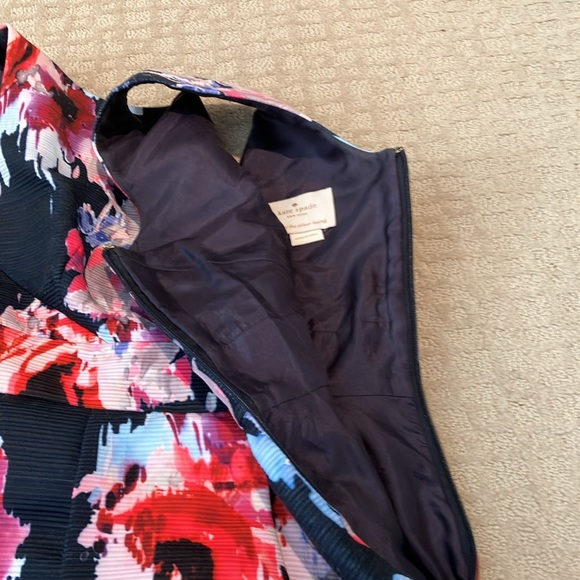 🎊Host Pick🎊Fabulous Kate Spade ♠️ Hazey Floral open V back dress w/back bow - Picture 11 of 16